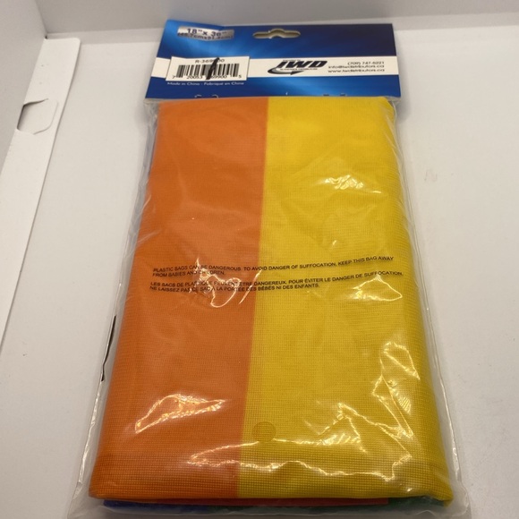 Pride Flag 18” x 36” Rainbow Indoor Outdoor Gay Lesbian Transgender - Picture 5 of 8